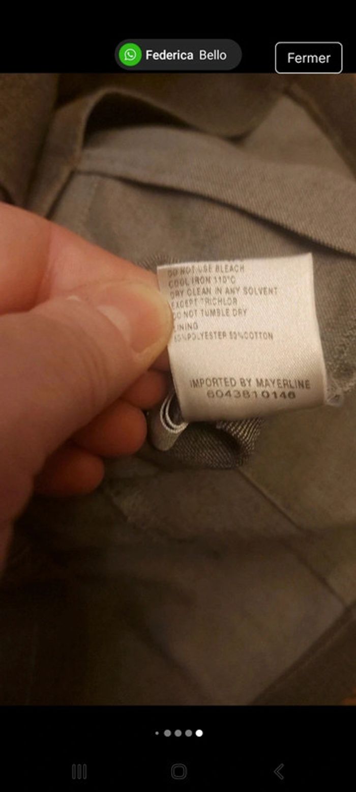 Veste en Jeans noir chiné Mayerline be/fr 38 - photo numéro 17