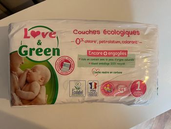 Couches love and green taille 1 