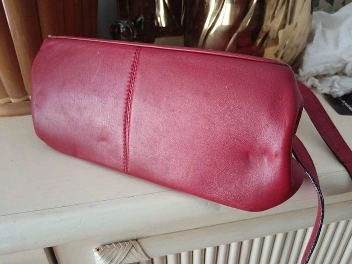 Sac Lancel cuir rouge vintage - photo numéro 16