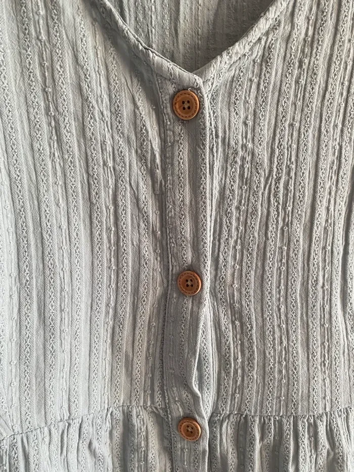 Robe mère fille patpat vert d’eau - photo numéro 2