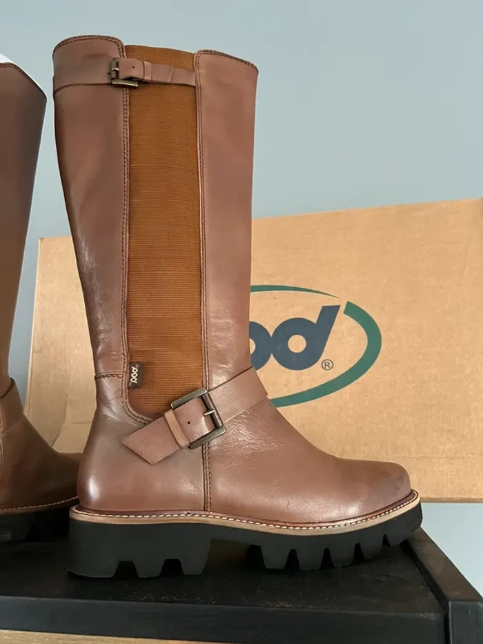Bottes en cuir POD aleena neuves - photo numéro 6