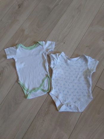 Lot de bodies manches courtes garçon 3 mois (78)