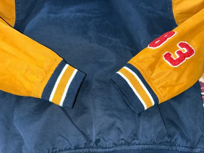 Blouson Teddy à capuche foortball club tape à l’œil - photo numéro 5
