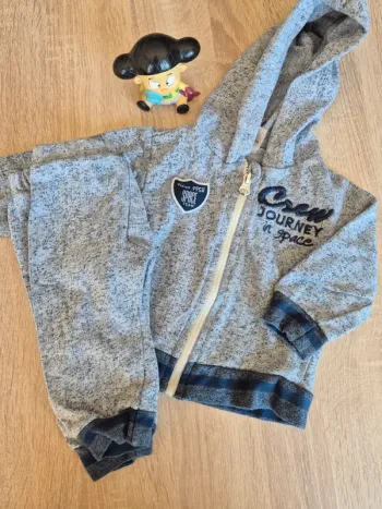 Ensemble jogging gris 12 mois Boîte à malices