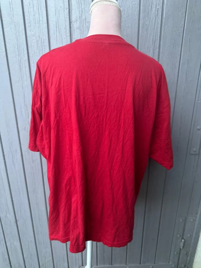 T-shirt manches courtes été rouge basic 42/XL - photo numéro 4