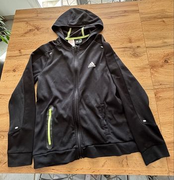 Veste noire garçon Adidas taille 13 14 ans