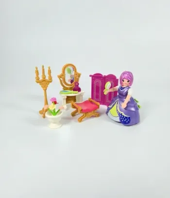 Playmobil Princesse violette et coiffeuse
