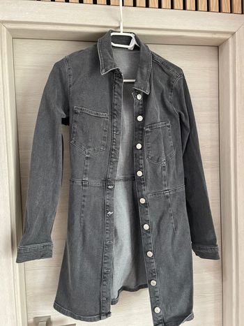 Robe en jeans noir