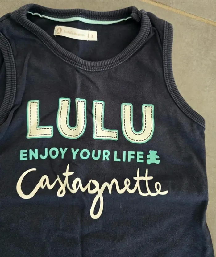 Lot de 2 debardeurs lulu castagnette - photo numéro 2