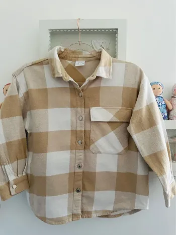 Chemise polaire à carreaux Zara