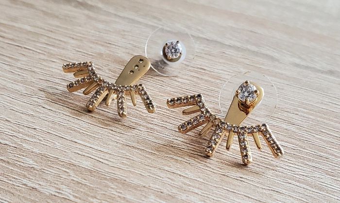 Boucle d'oreilles demi-lune