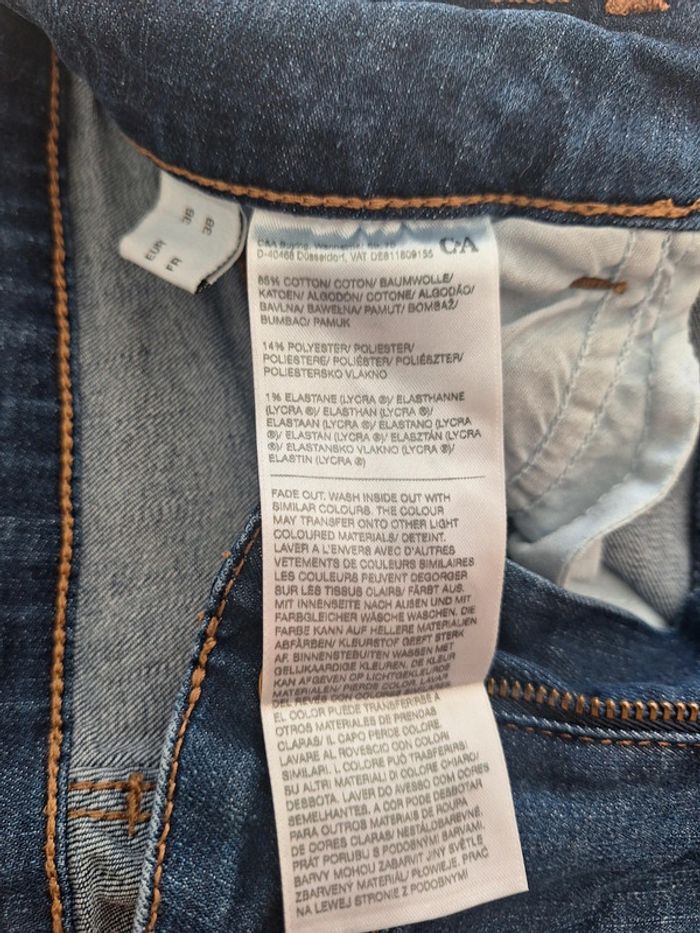 Pantalon en jean taille 36/38 C&A - photo numéro 4