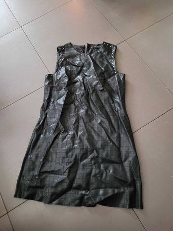 Robe zara faux cuir taille s