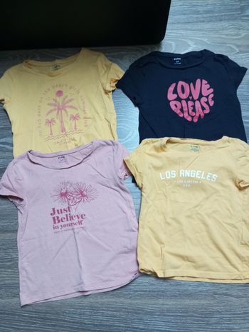Lot tee shirt taille 6 ans