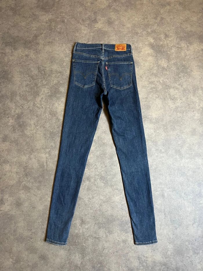 Jean levi’s mile high super skinny w25 l32 bleu - photo numéro 3