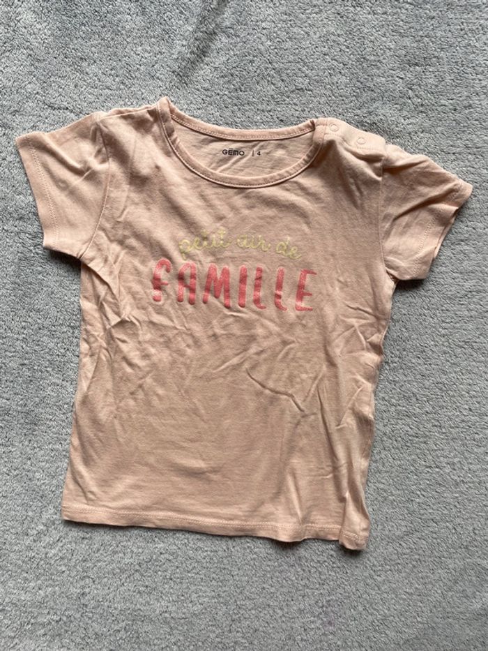 Tee shirt fille, 4 ans