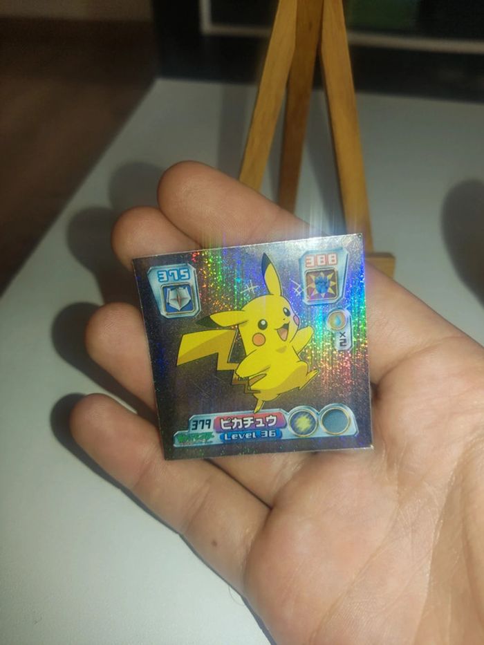 Stickers pokémon Pikachu amada glitter 2004 - photo numéro 3