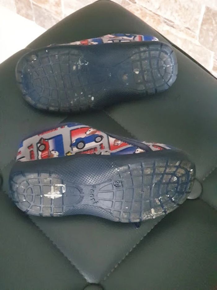 1 paire pantoufle taille 26 avec zip sur le coté - photo numéro 6