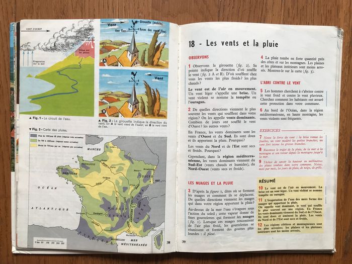 Géographie - livre unique pour les cours élémentaire et moyen - édition 1964 - photo numéro 2