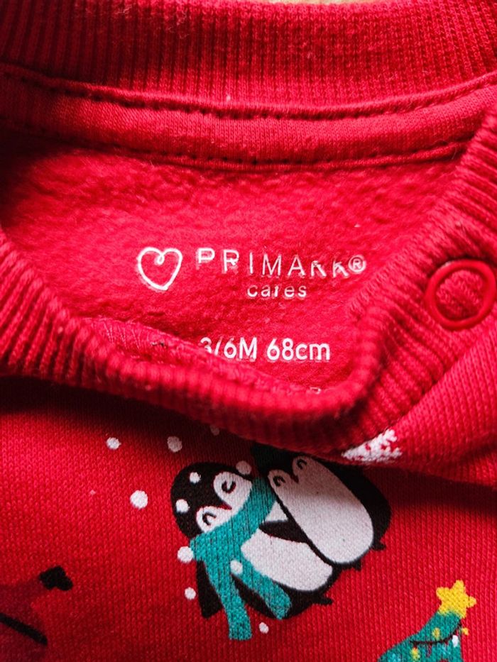 Sweat Noël 3/6 mois Primark - photo numéro 2