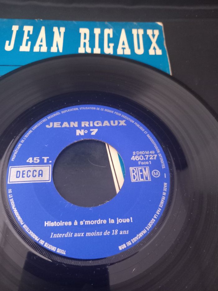 45T de Jean Rigaux numéro 7 - photo numéro 4