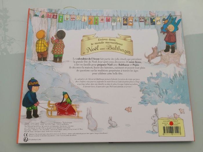Superbe livre Calendrier de l'avant avec 24 mini-livres 🎄 Balthazar prépare Noël 🎅 - photo numéro 10