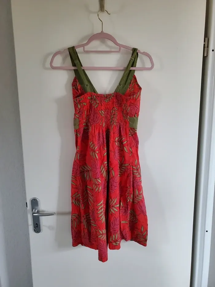 Robe été motif feuille - photo numéro 3