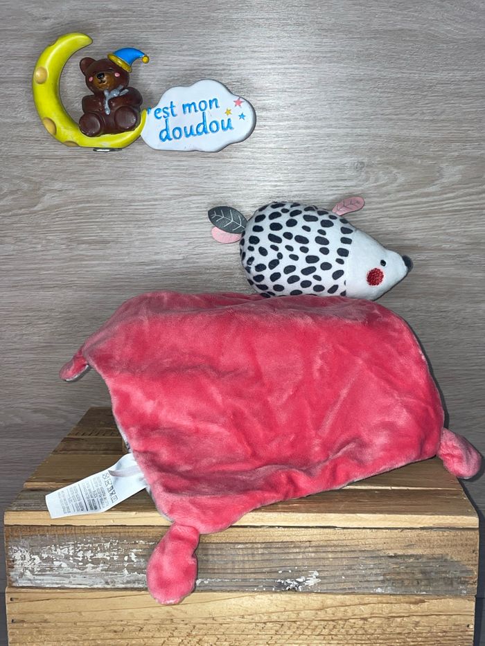 MD173 doudou hérisson 🦔 mots d’enfants - photo numéro 2