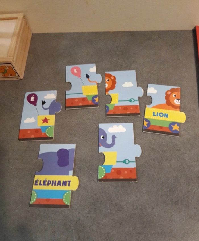 😺 puzzle train cirque  3 ans😺 - photo numéro 3