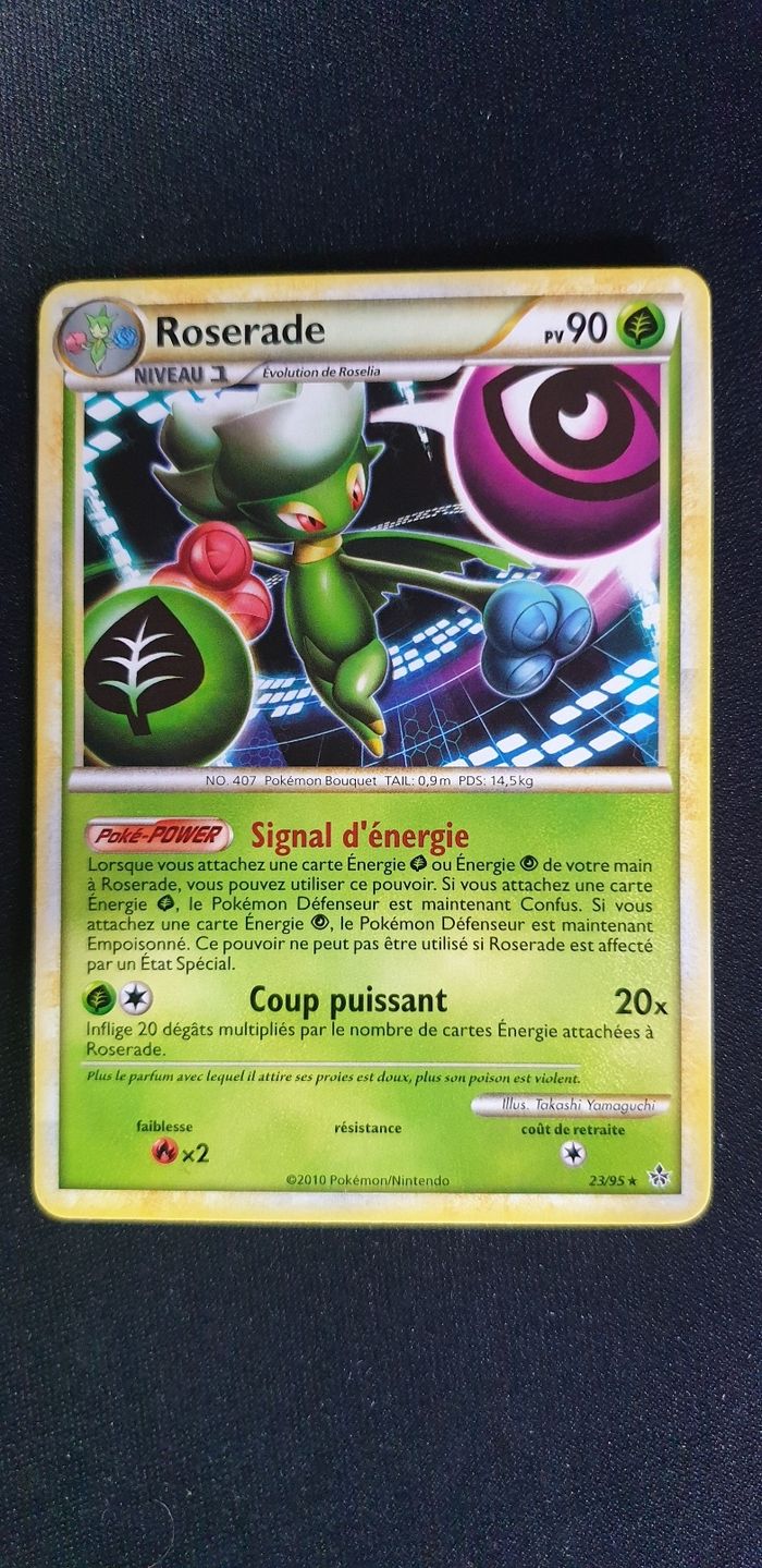 Carte pokémon Roserade 23/95 - photo numéro 1