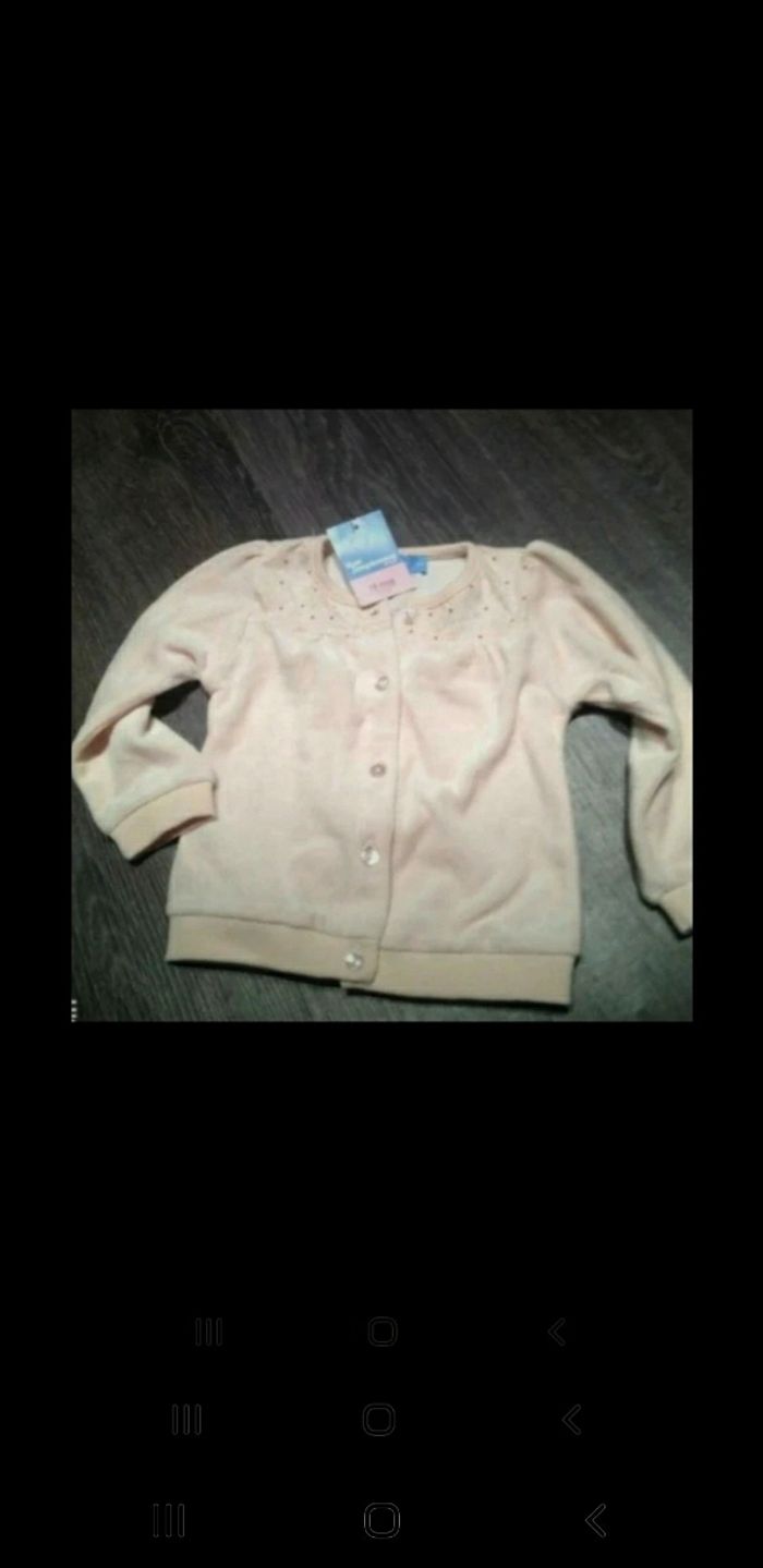 Veste gilet fille 18 mois neuve étiquette