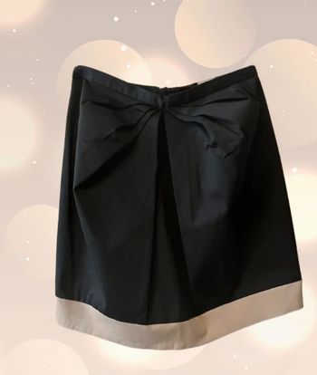 Jupe élégante bicolore noire et beige vintage taille 36 - H&M