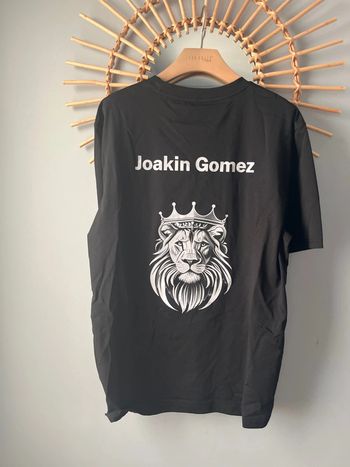 TEE shirt noir taille L Joakin Gomez modèle lion neuf