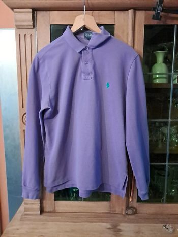 Ralph Lauren polo Mauve manches Longues en taille M