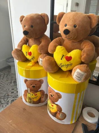 Lot de 2 peluche collector giorgio beverly hills 2016