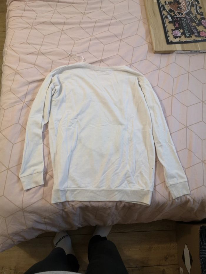 Pull blanc - photo numéro 2