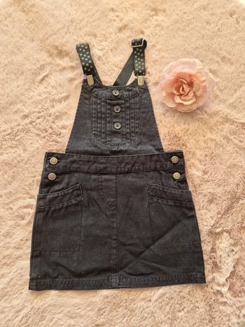 Robe salopette noir vertbaudet  6 ans