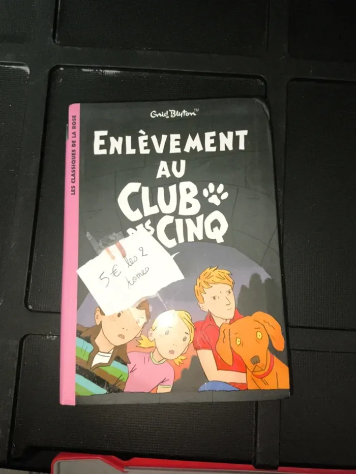 Lot de 2 livres "enlèvement au club des cinq" - photo numéro 2