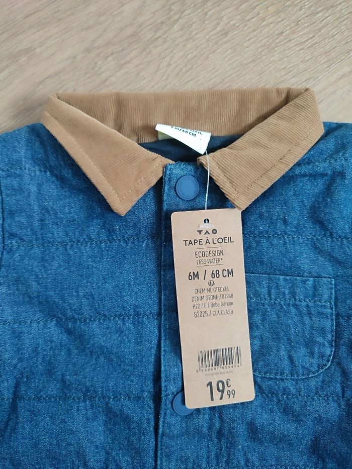 Manteau matelassé bébé 6 mois tape à l'oeil - photo numéro 2