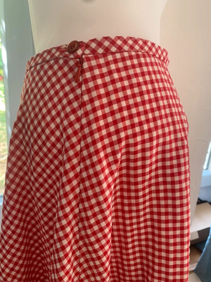 jupe vintage vichy Mina.B made i 🇫🇷 taille 40 - photo numéro 7