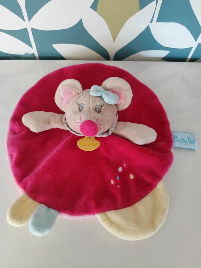 Doudou plat souris baby nat
