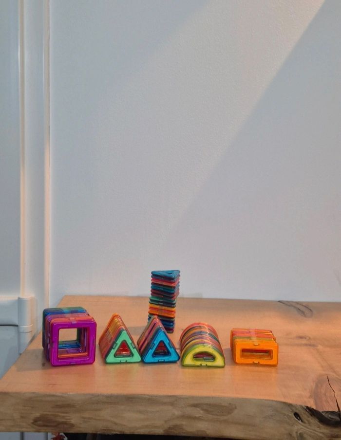 99 blocs de constructions magnétiques neuf comme des geomag - photo numéro 6