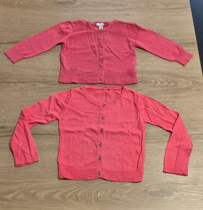 Lot gilets 18 mois