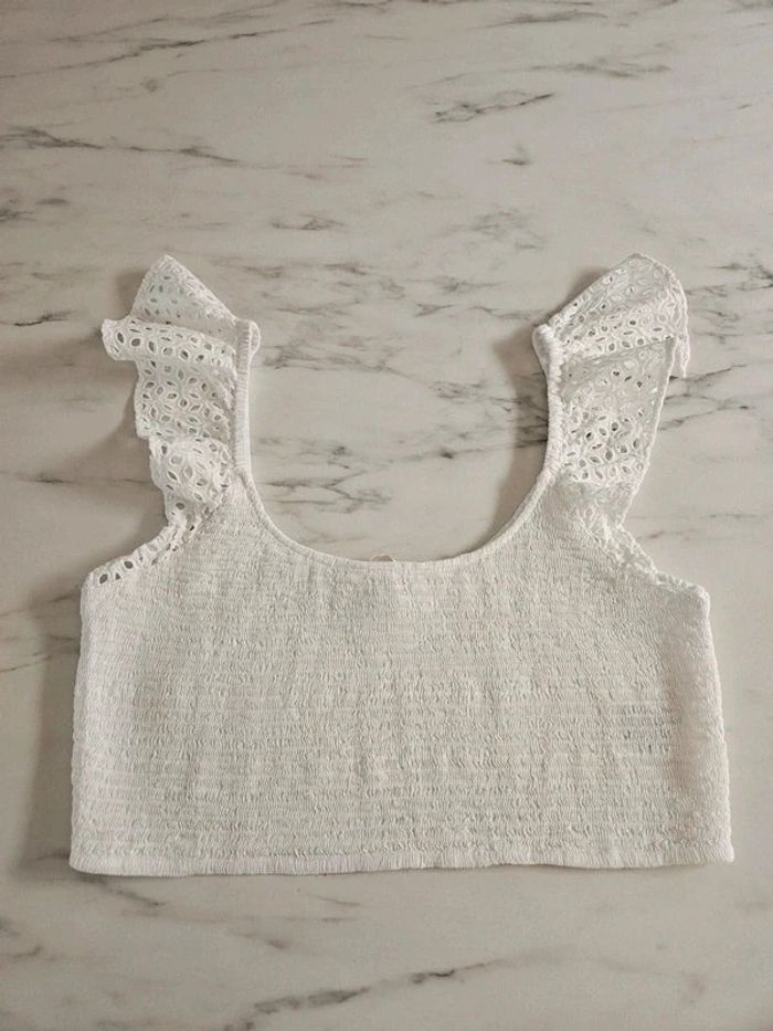 H&M top blanc taille XL - photo numéro 7