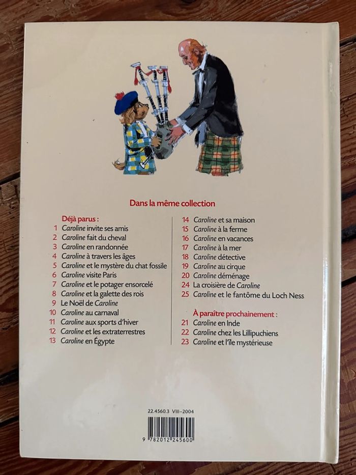 Livre vintage Pierre Probst Caroline et le fantôme du loch Ness Ecosse - photo numéro 2