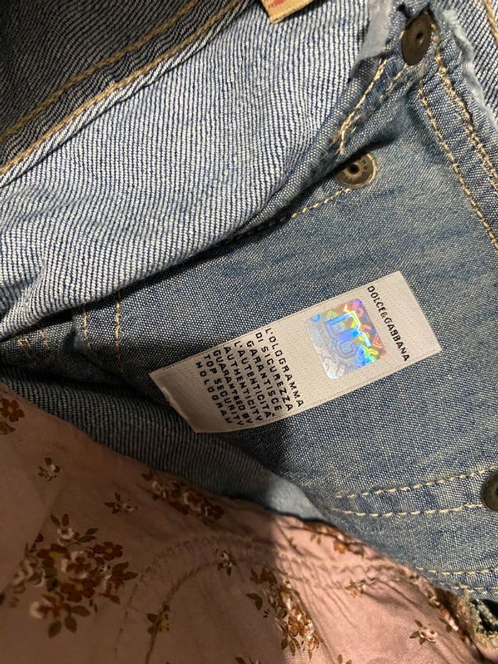 Short dolce & gabanna jean fendu 36 - photo numéro 9