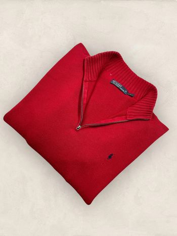 Half-zip Ralph Lauren, demi-zip, homme, XL, Rouge (2650)