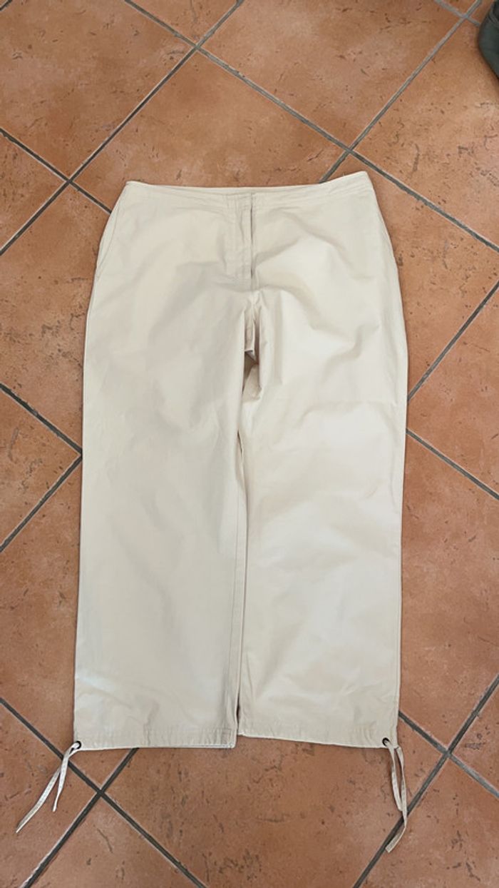 Pantacourt beige T3 Dorotennis