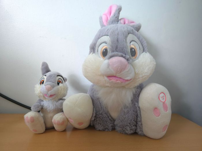 Lot 2 Peluche / Plush Disney Bambi : Panpan / Thumper