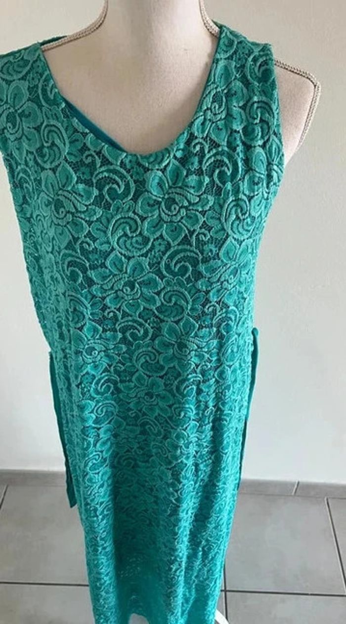 Robe longue verte - photo numéro 4